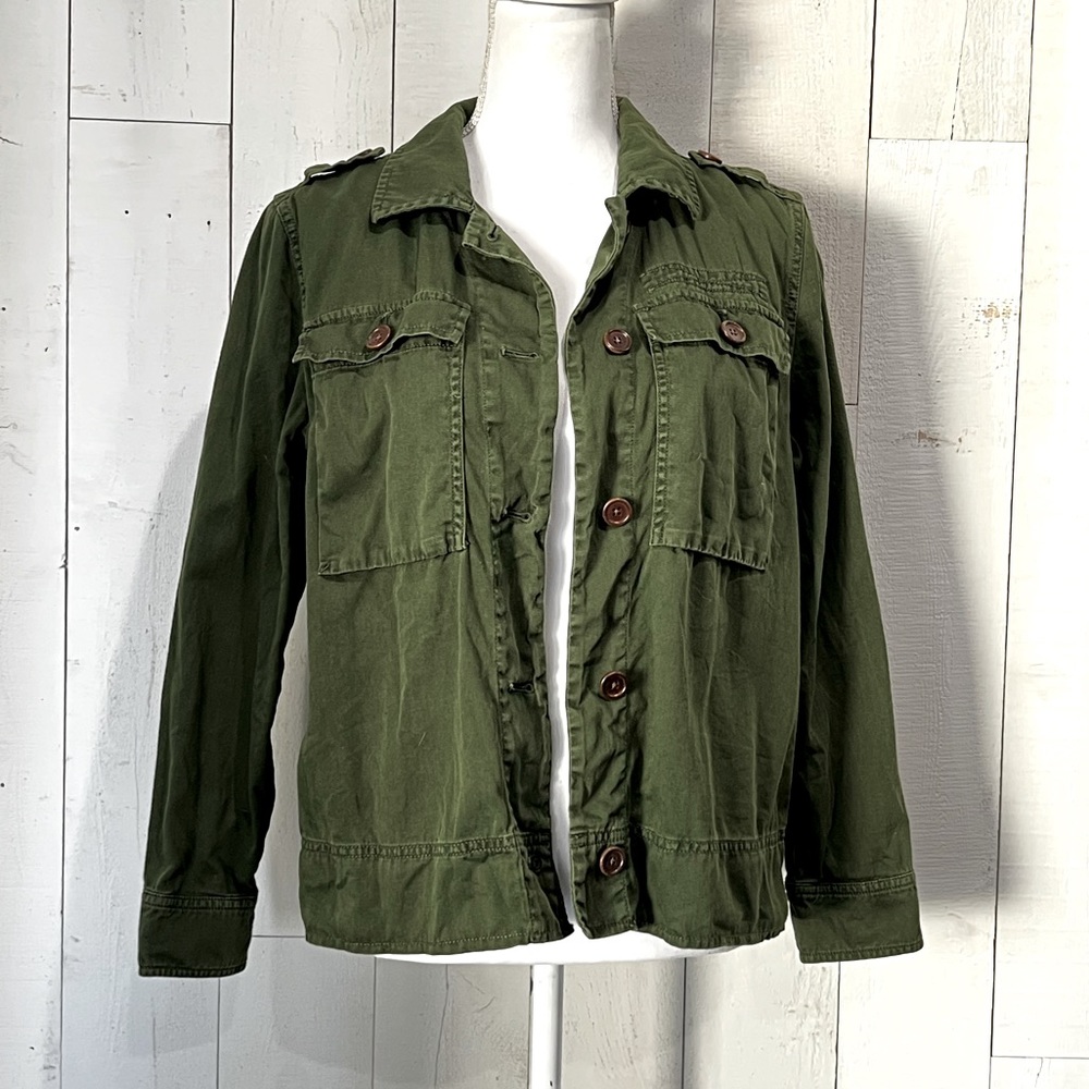 J.Crew Garment Dyed Safari Utility Shirt Jacket (Shacket) - Picture 5 of 13